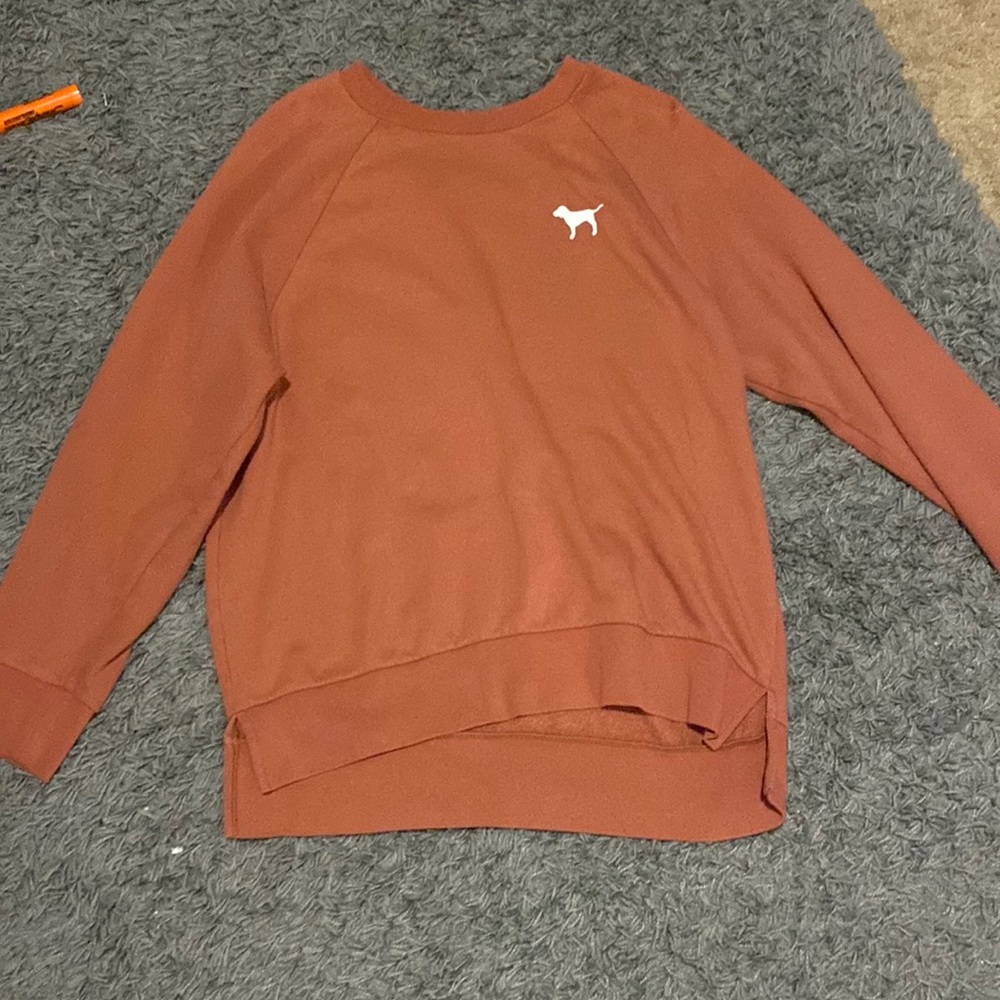 victoria secret pink crew neck size small